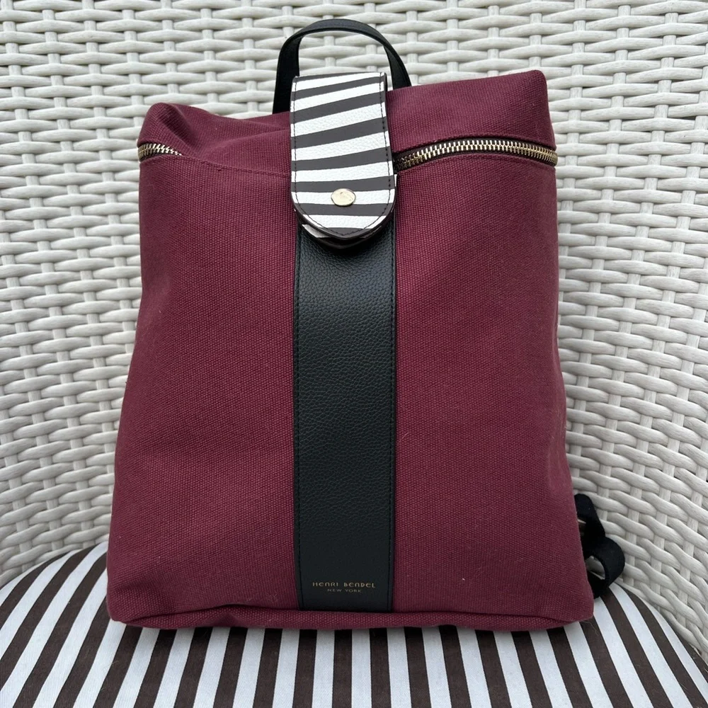 Henri Bendel Friday Convertible Backpack with Matching Pochette - Picture 4 of 16